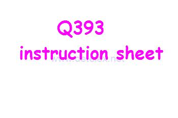 Wltoys Q393 Q393-A Q393-C Q393-E drone spare parts instruction sheet (Q393) - Click Image to Close